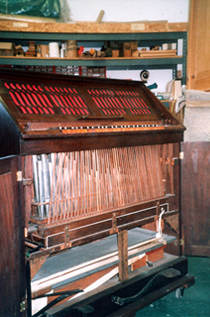 Kings College, London. Snetzler Chamber Organ restoration