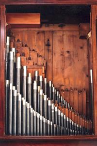 Russell Chamber Organ - Internal Pipes